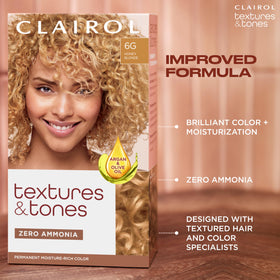 Clairol Teinture Cheveux 5G Marron Caramel application sur cheveux bouclés
