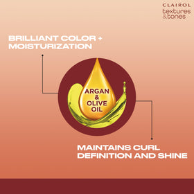 Clairol Teinture Cheveux 5G Marron Caramel avec un masque hydratant
