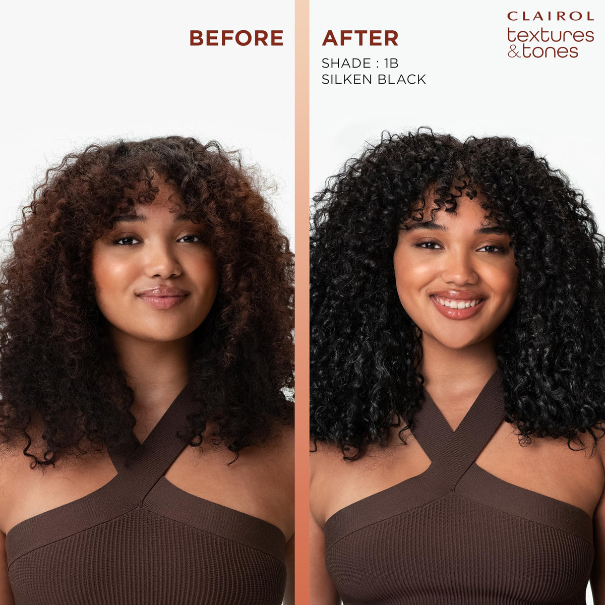 Clairol Teinture Cheveux 5G Marron Caramel packaging avec informations sur les ingrédients