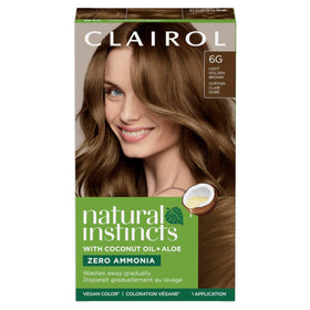 Clairol Teinture Cheveux Demi-Permanente 6G Brun Clair Doré - Vue de l'avant