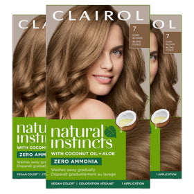Clairol Teinture Cheveux Demi-Permanente 7 Blond Foncé Pack de 3