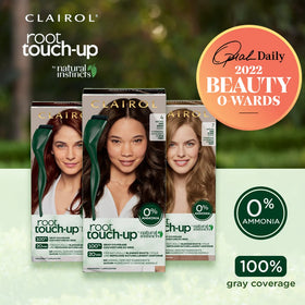 Clairol Teinture Racines 7 Blonde - application sur cheveux