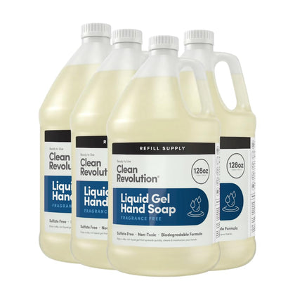 Clean Revolution Gel Lavant Mains 128 oz vue de face