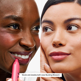 Clinique Chubby Stick Baume à Lèvres Teinté Bursting Blossom côté vue