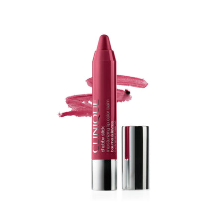 Clinique Chubby Stick Baume à Lèvres Teinté Super Strawberry vue de face