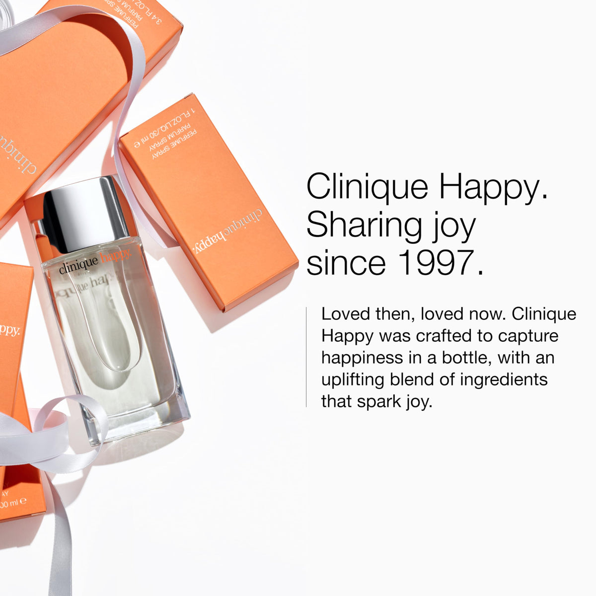 Clinique Happy Eau de Parfum 50ml avec étiquette visible