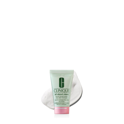 Clinique Liquid Facial Soap 50g vue avant avec emballage