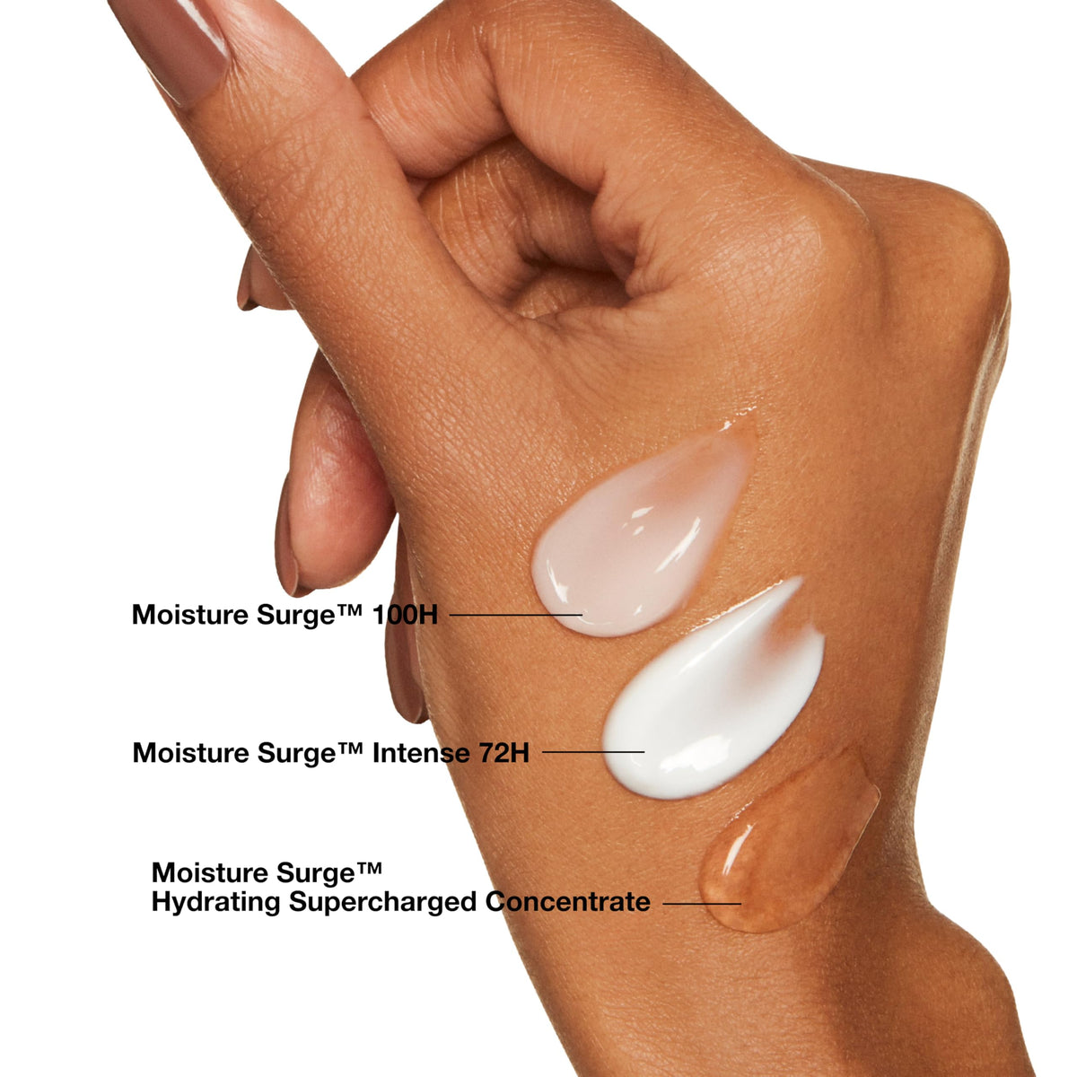 Clinique Moisture Surge 100H 40g sur une table de salle de bain