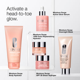 Clinique Moisture Surge Hydratant SPF 28 et accessoires de beauté