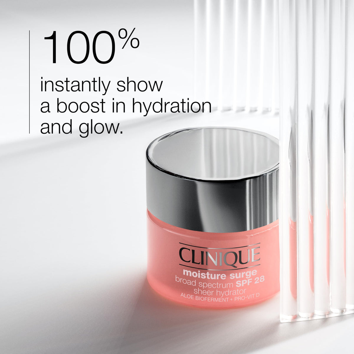 Clinique Moisture Surge Hydratant SPF 28 texture du produit