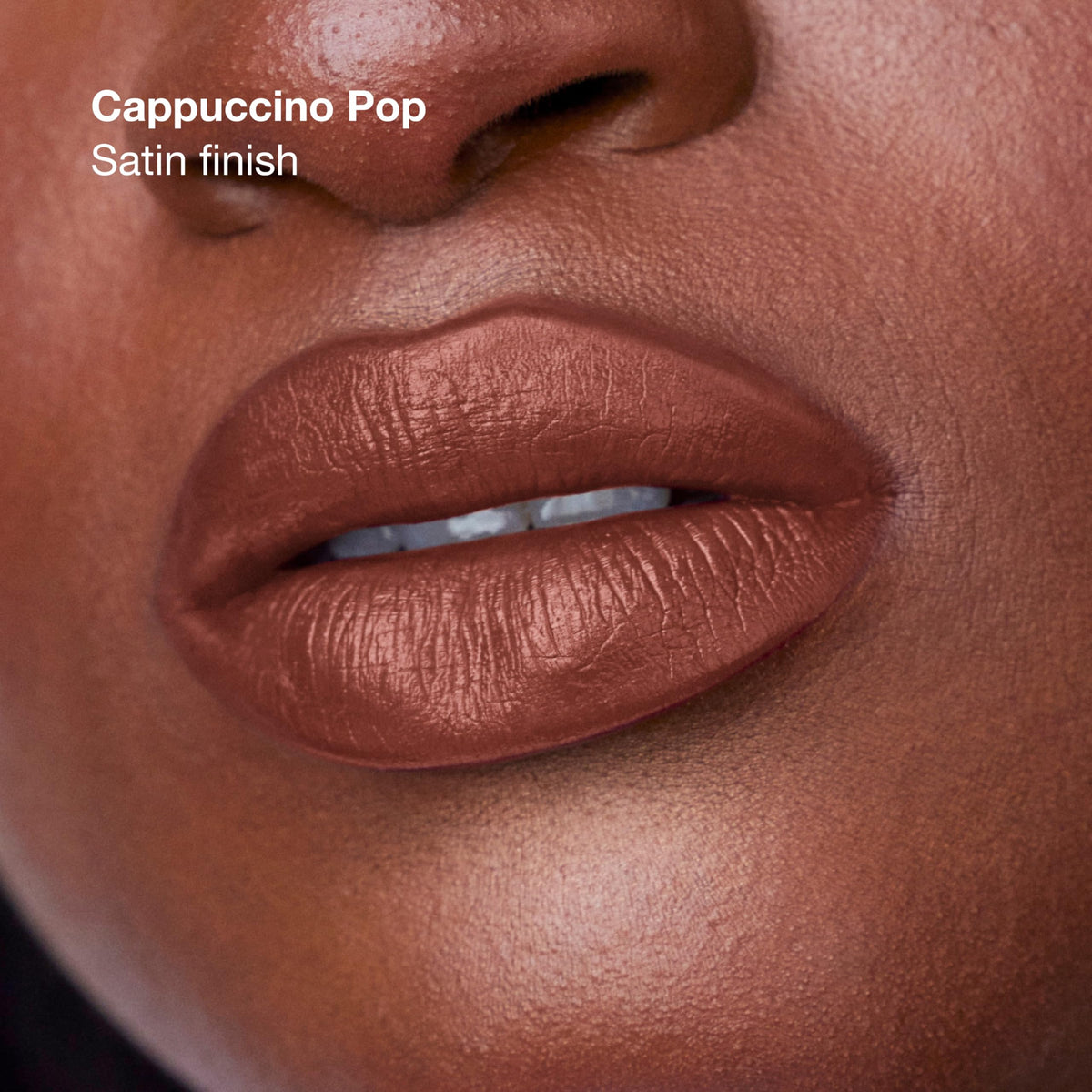 Clinique Pop Longwear Lipstick Cappuccino Pop in packaging