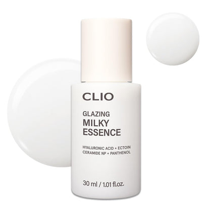 CLIO Glazing Milky Essence 50g vue avant avec texture crémeuse