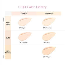 CLIO Kill Cover Cushion Foundation 23N GINGER swatch sur main
