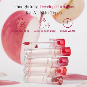 CLIO PROFESSIONAL Crystal Glam Tint 020 VANILLA APPLE en utilisation sur modèle