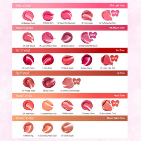 CLIO PROFESSIONAL Crystal Glam Tint 020 VANILLA APPLE texture sur main
