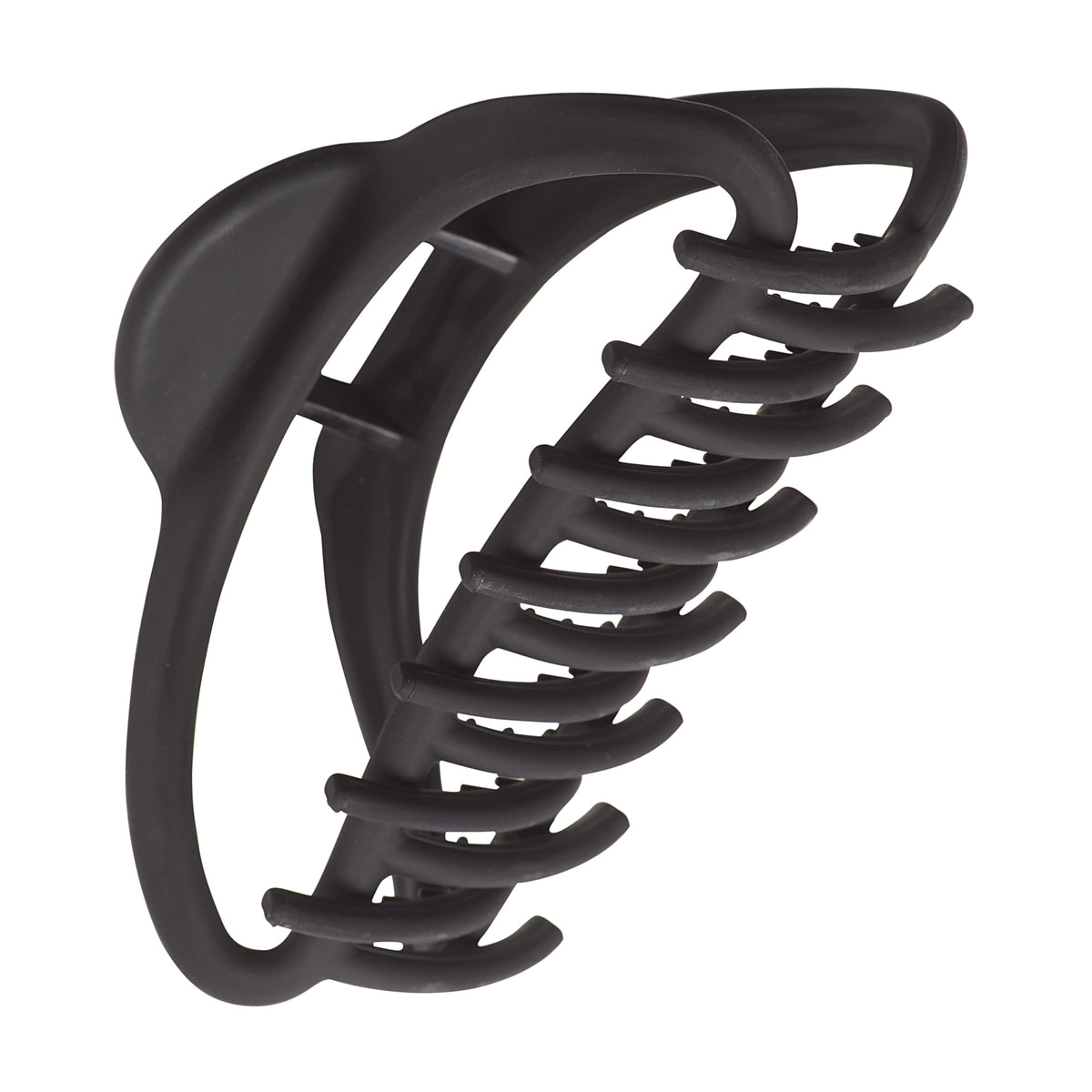 Clip à cheveux GOODY XL noir en situation avec cheveux longs