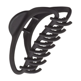 Clip à cheveux GOODY XL noir en situation avec cheveux longs