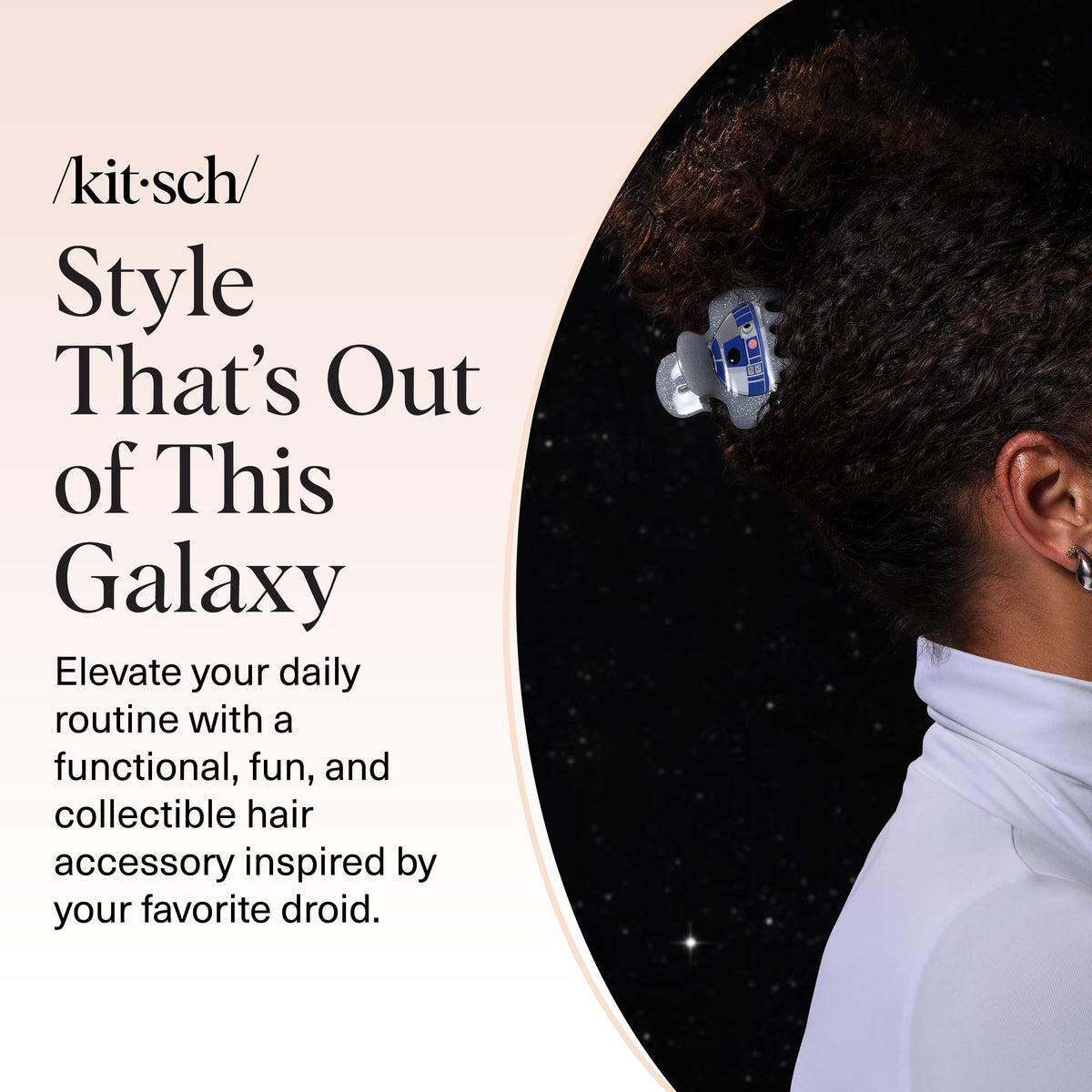 Clip à cheveux Kitsch R2-D2 avec d'autres accessoires