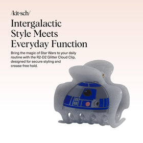 Clip à cheveux Kitsch R2-D2 vue arrière