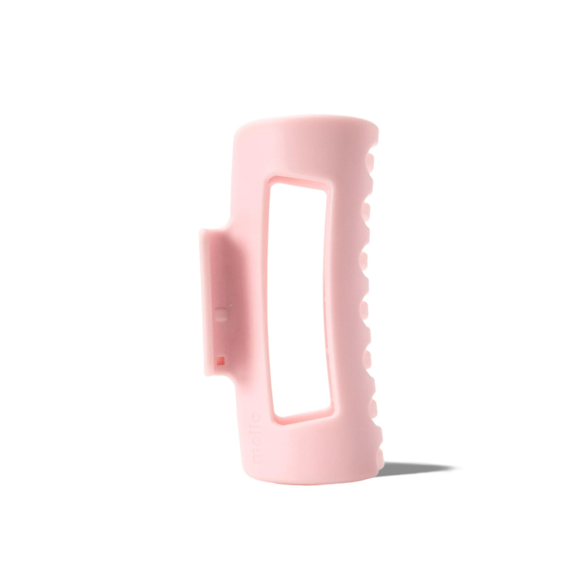Clip à cheveux Mello moyen rose vue de face