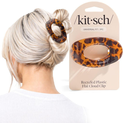 Clip à cheveux plat Kitsch tortue vue de face
