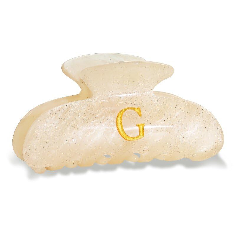 Clip cheveux monogramme G Fohufo vue de face