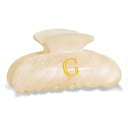 Clip cheveux monogramme G Fohufo vue de face