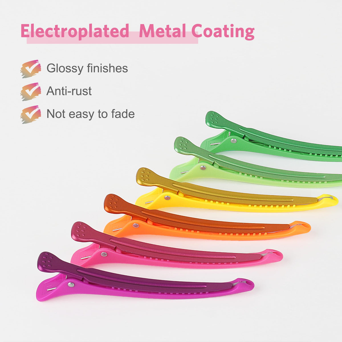 Clip de coiffure AIMIKE avec bande en silicone pour sectionner les cheveux