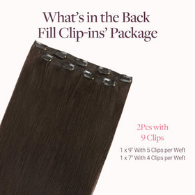 Clip de fixation des extensions GOO GOO en cheveux humains
