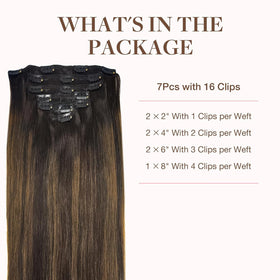 Clip de haute qualité des extensions capillaires GOO GOO