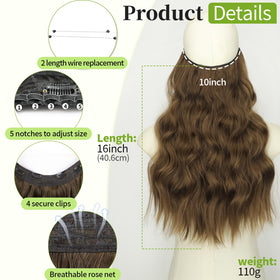 Clip des extensions de cheveux KooKaStyle montrant le système de fixation