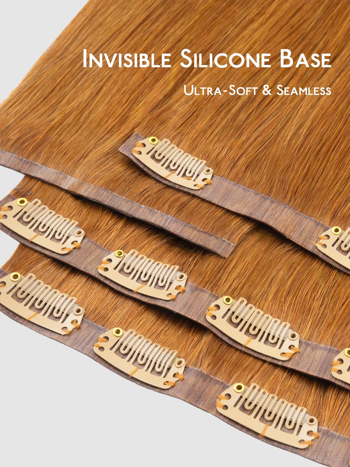 Clip des extensions de cheveux Wennalife avec protection en PU