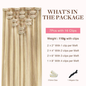 Clip des extensions GOO GOO avec design PU, vue rapprochée