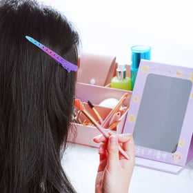 Clip en métal Bantoye en utilisation pour le séchage des cheveux
