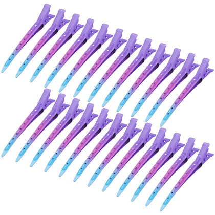 Clip en métal violet dégradé Bantoye vue avant