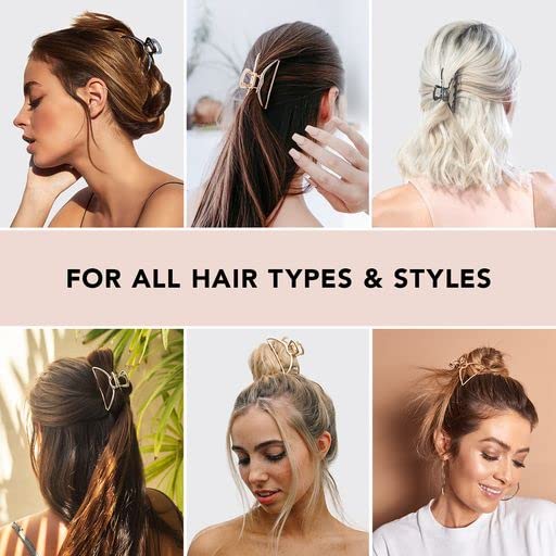 Clip Kitsch en hématite utilisé pour un chignon élégant