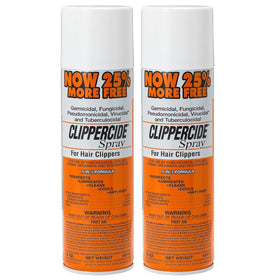 Clippercide Spray Désinfectant 354ml pack de 2 face