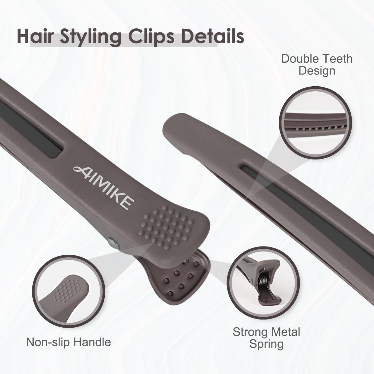 Clips à cheveux AIMIKE pour sectionner les cheveux