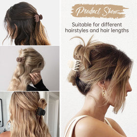 Clips à cheveux DEEKA sur un fond neutre