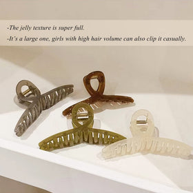 Clips à cheveux FAELBATY en utilisation sur cheveux longs