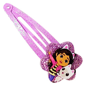 Clips à cheveux Gabby's Dollhouse, mise en scène avec des accessoires de coiffure