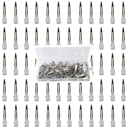 Clips à cheveux HiJeaton Duckbill métalliques dans leur boîte de rangement