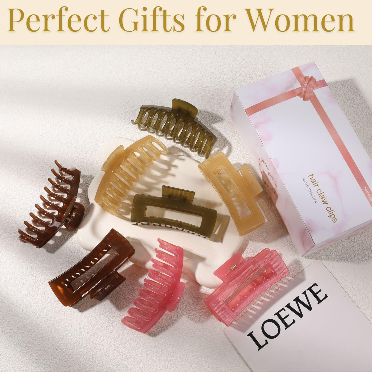 Clips à cheveux LuSeren avec différentes couleurs disponibles