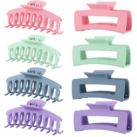 Clips à cheveux LuSeren pastel vert clair, vue de face