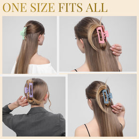 Clips à cheveux LuSeren pastel violet, vue arrière