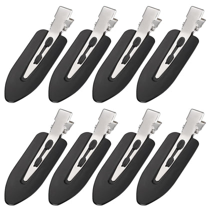 Clips à cheveux MADHOLLY noirs, vue de face