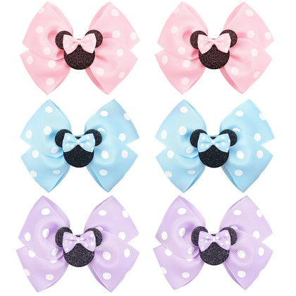 Clips à cheveux oreilles de souris BBGifts, vue de face