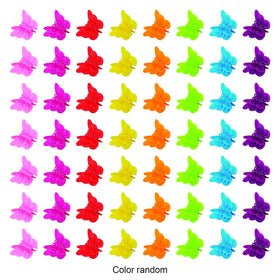 Clips à cheveux papillon dans un conteneur rond