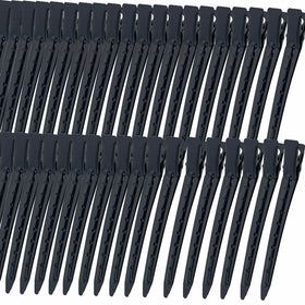 Clips à crocodile Mythos noir 3,5 pouces, vue de face