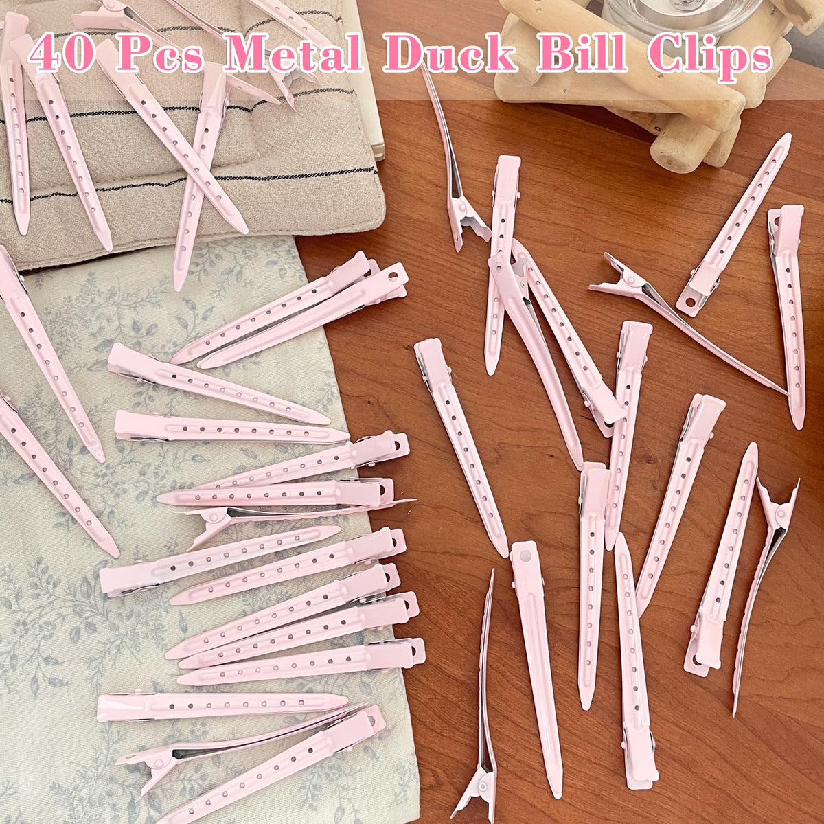 Clips alligator rose Mythos en différentes couleurs